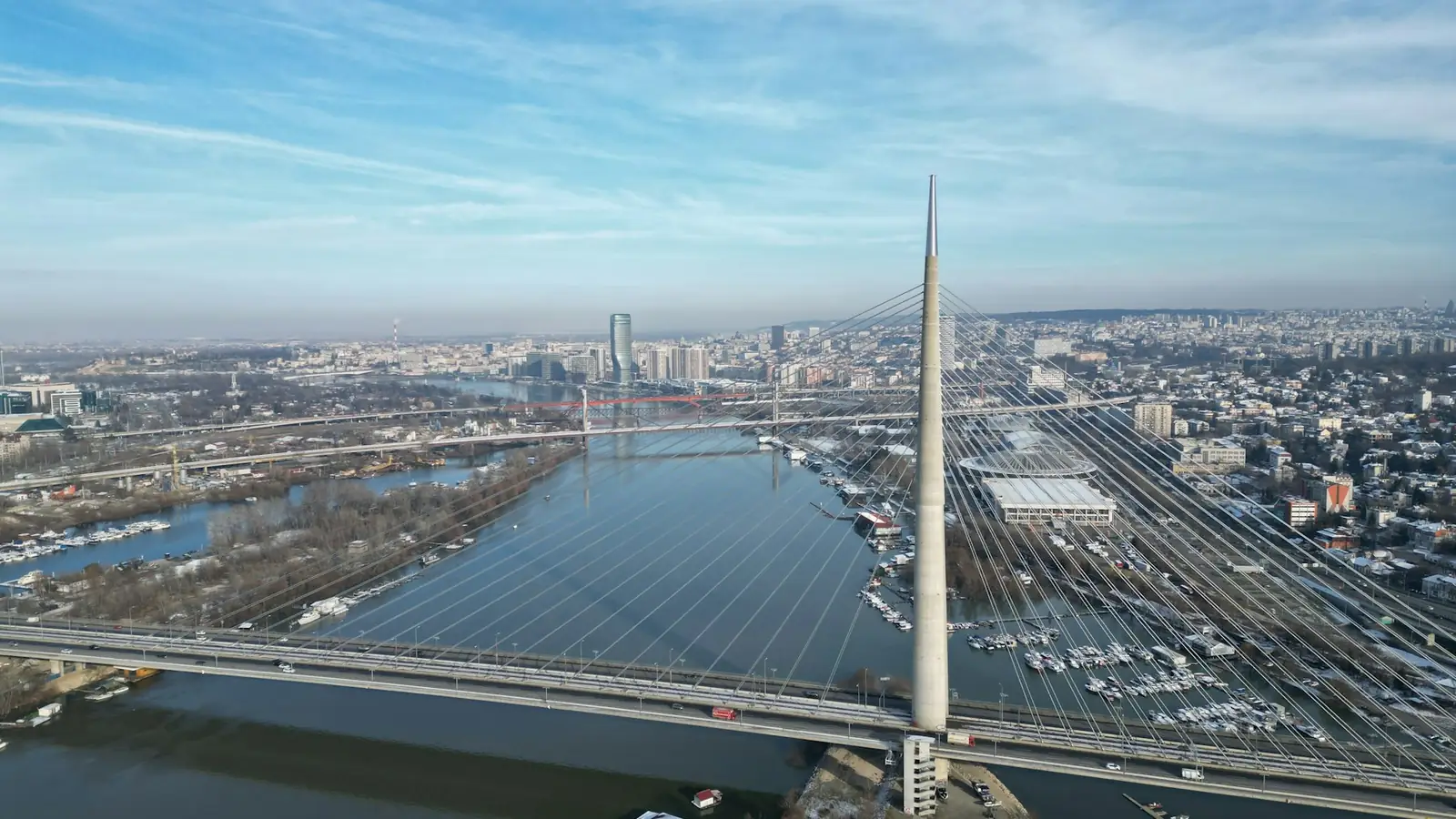 Крепость Калемегдан в Белграде над слиянием Савы и Дуная